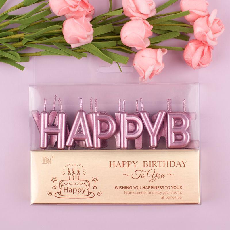 Креативная вращающаяся свеча-лотос с музыкой для торта на день рождения