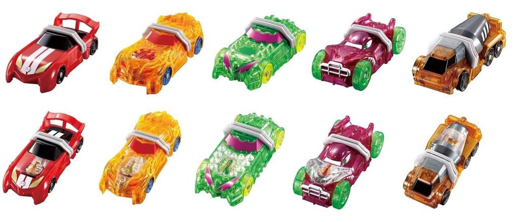 Kamen Rider Drive Гашапон Шифт Кар 01 Набор из 10