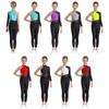 Girls One Mesh Sleeve Full Body Cover Jumpsuits Gymnastics Ballet Modern Dance Uniform Unitard Ice Skating Competition Costume