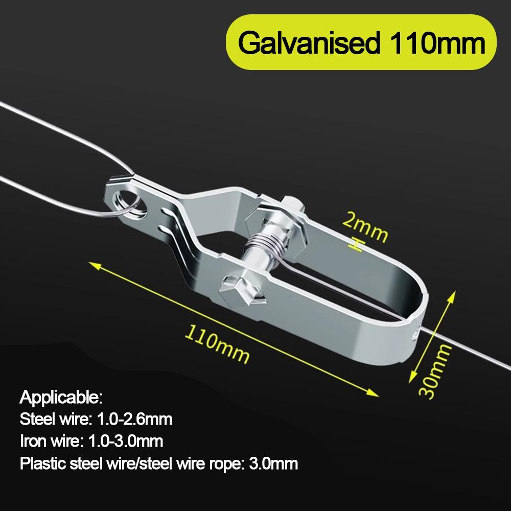 Heavy Duty Wire Tightener Silver Electric Fence Tightener New Wire Buckle Farm