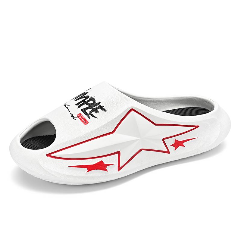 Модные новые распродажи удобные мужские тапочки Eva сандалии с толстой подошвой для мужчин летние пляжные индивидуальные новые стильные нескользящие мужские туфли