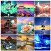 Full Round Diamond Painting Cross Stitch Scenery Mosaic 5D Painting Diamond Embroidery Painting Home Decor