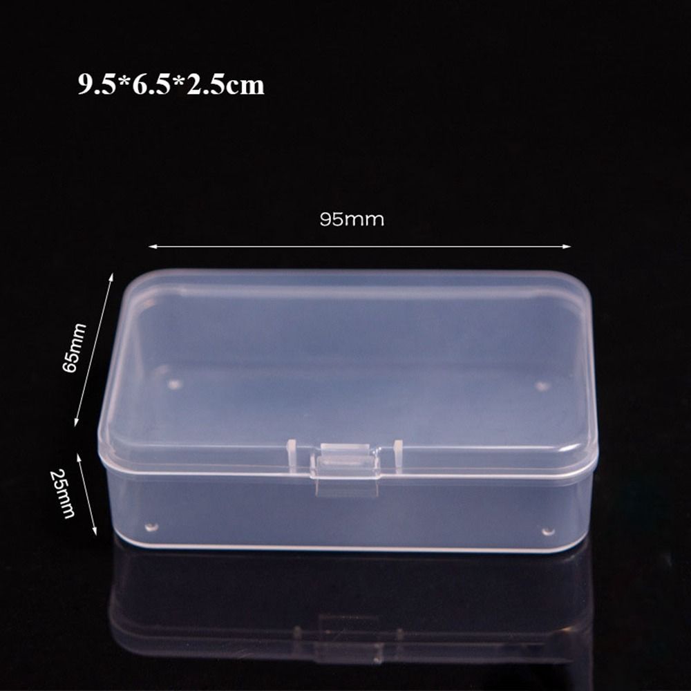 Прозрачный ящик для хранения Квадратные упаковочные коробки 5 размеров Рыболовные инструменты Аксессуары Держатель для электроинструментов