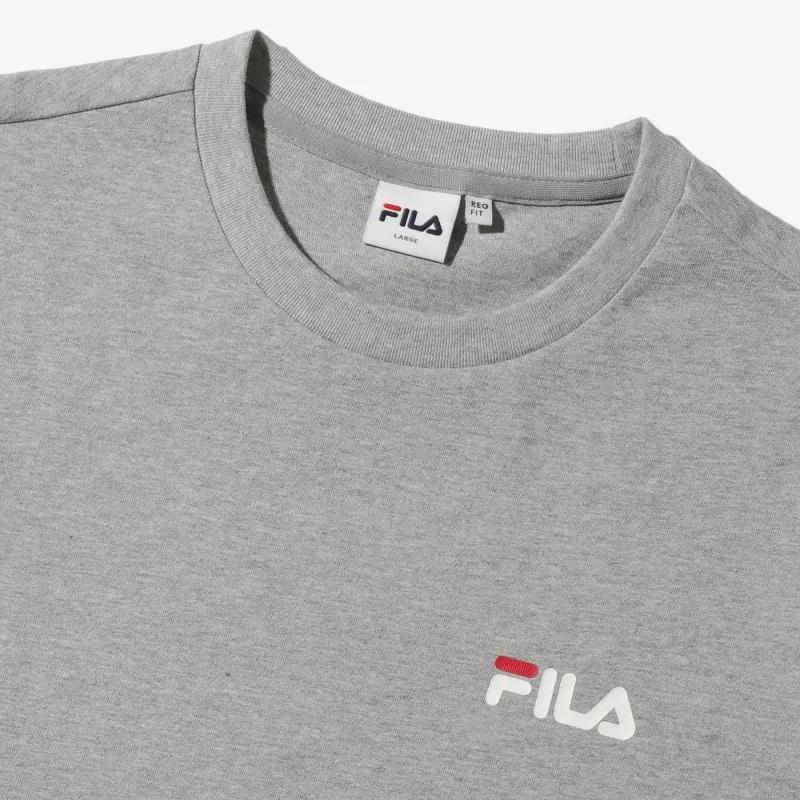FILA T Shirt Korean Style Unisex Gray (Unisex) T-Shirts FS2RSD2117X LML
