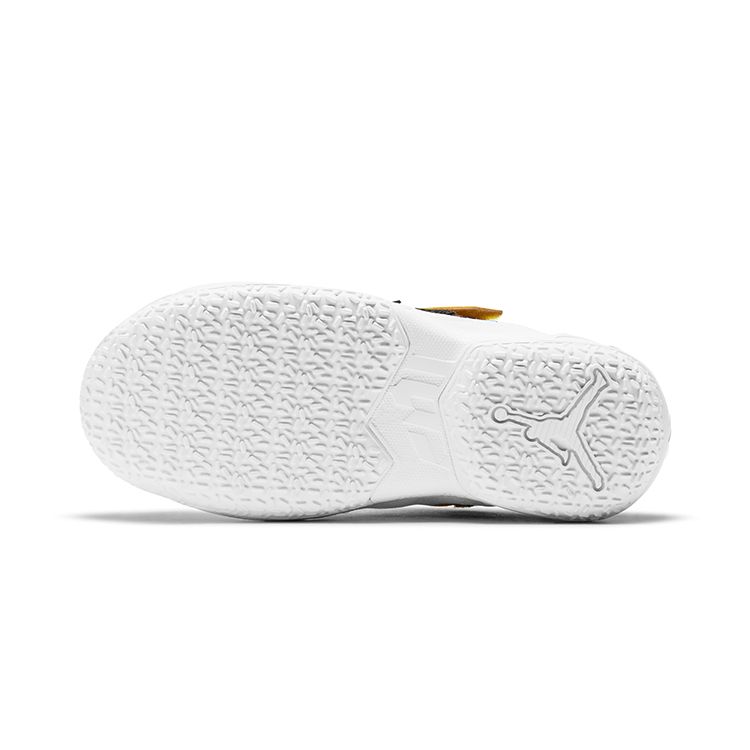 Jordan Why Not Zer0.4 Leather Comfortable Versatile Non-Slip Shock Absorbing Durable Low-Top Kids Basketball Shoes Color Block DH0942-100