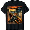 Expressionist Scream Shirt for Pigeon Lovers Artistic Pigeon T-Shirt