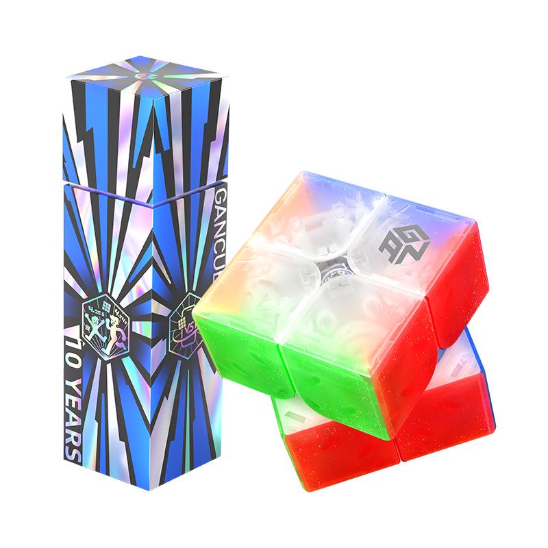 GAN 10th Anniversary Magnetic Levitation 3x3x3 Rubik's Cube Puzzle - Educational Toy & Birthday Gift for Boys and Girls.