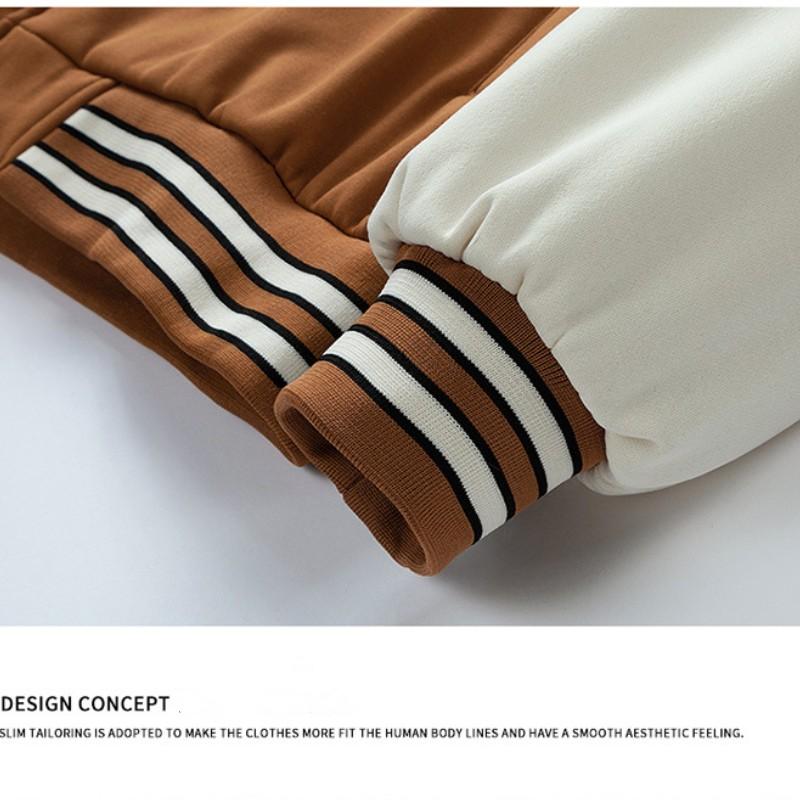 Spring and Autumn New Hong Kong Style Casual Baseball Jacket Men's Handsome Trend Loose Coat Men's and Women's Same