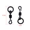 20pcs Spinner Swivel Ronnie Rig Size 11 Terminal Tackle Carp Fishing Ronnie Swivel Popup Carp Tackle Quick Change Swivels