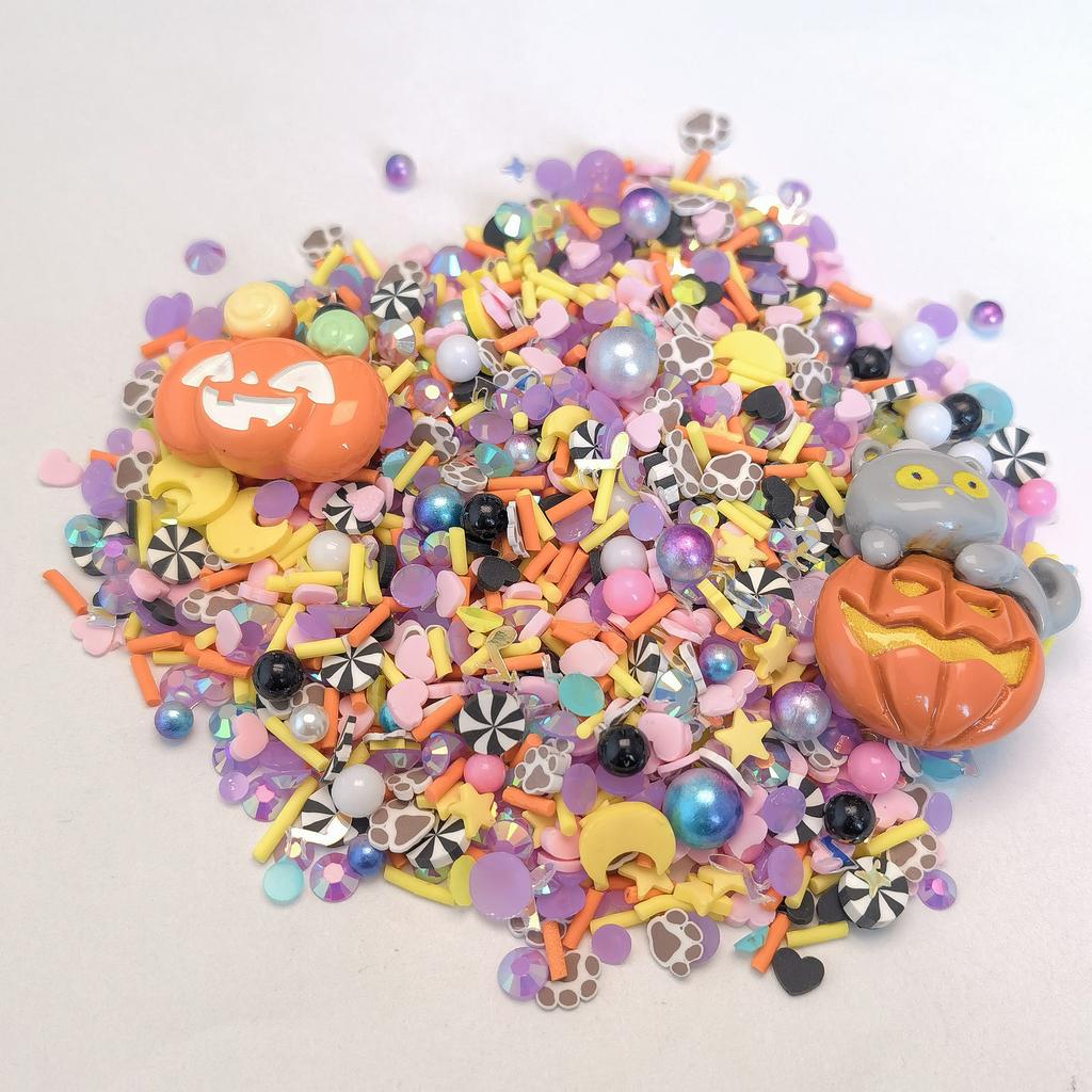 500g Halloween PmerSlime Oly and Resin Blends DIY Crafts Slime Accessories and Scrapbooking Embellishments