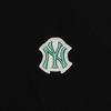 MLB New York Yankees Logo Embroidered Crew Neck Pullover Long Sleeve T-Shirt Unisex Tops Black 3ATSB0131-50BKS