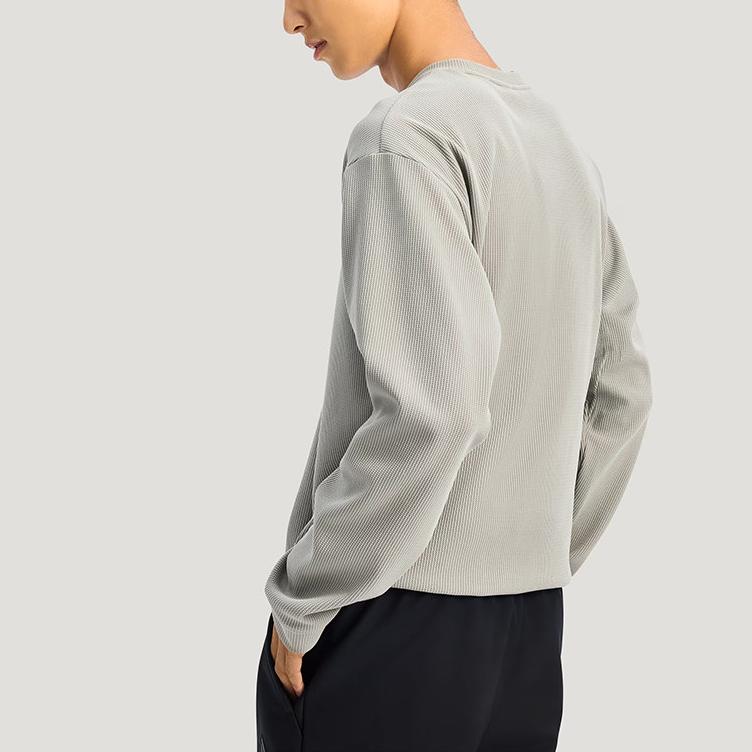 Adidas Мужской свитшот Th Waffle с круглым вырезом, спортивный повседневный, с длинным рукавом, KR2542