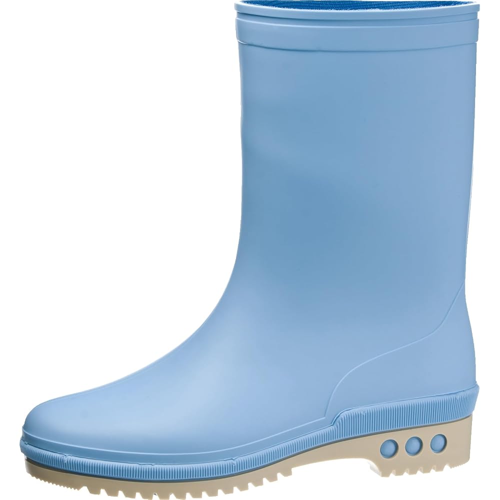Asahi Rain Boots for Kids, Made in Japan, R310, Saxophone Blue, 225 cm, 2E width