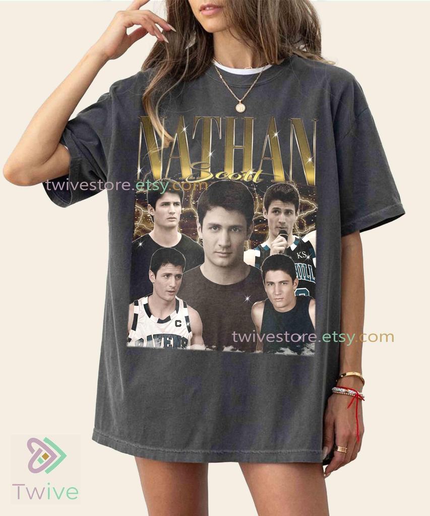 Vintage Nathan Scott Fan Comfort Colors Shirt, One Tree Hill Tee