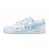 Nike Court Vision 1 Summer Wave Heart Box Slip Resistant Abrasion Resistant Low top Skateboard Shoes Men's Light Blue DH2987-101(Team459--)