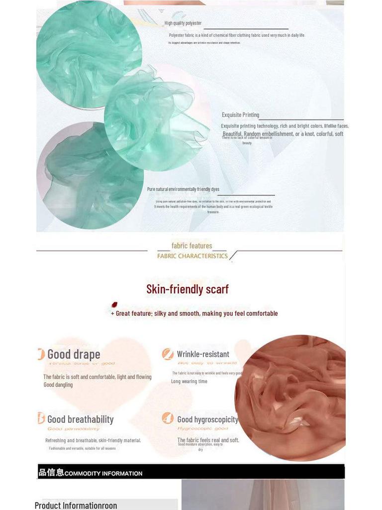 Ultra-thin Ice Silk Women's Scarf: Solid Color, Sunscreen, Beach-Friendly, Popular Style, One-Piece