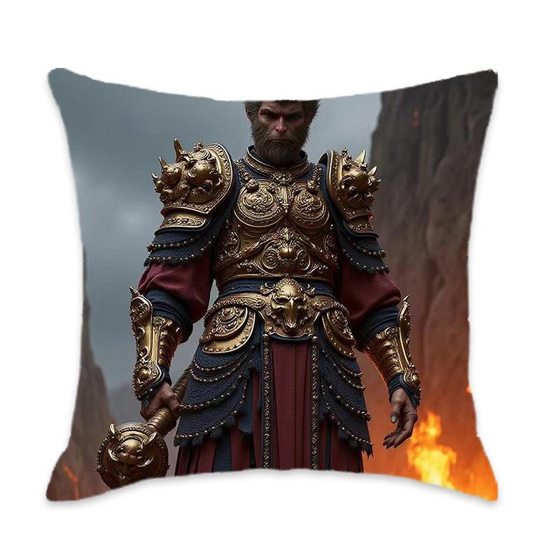 Подушки из серии New Black Myth Wukong Удобные и мягкие подушки для автомобиля, дома, спальни, прикроватные подушки, подушки