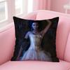 KKatherine Pierce Hit TV Drama Cushion Cover Pillowcase Short Plush Invisible zipper Room Sofa Cushion Cover