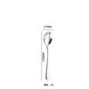 Moonlight Stainless Steel Tableware Knife Spoon Fork Dessert Spoon Creative Restaurant Simple High-end Western Food Steak Knife