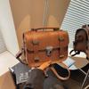 Niche Retro Portable Small Square Bag Women's Bag New Versatile High-end Fashion Shoulder Messenger Bag