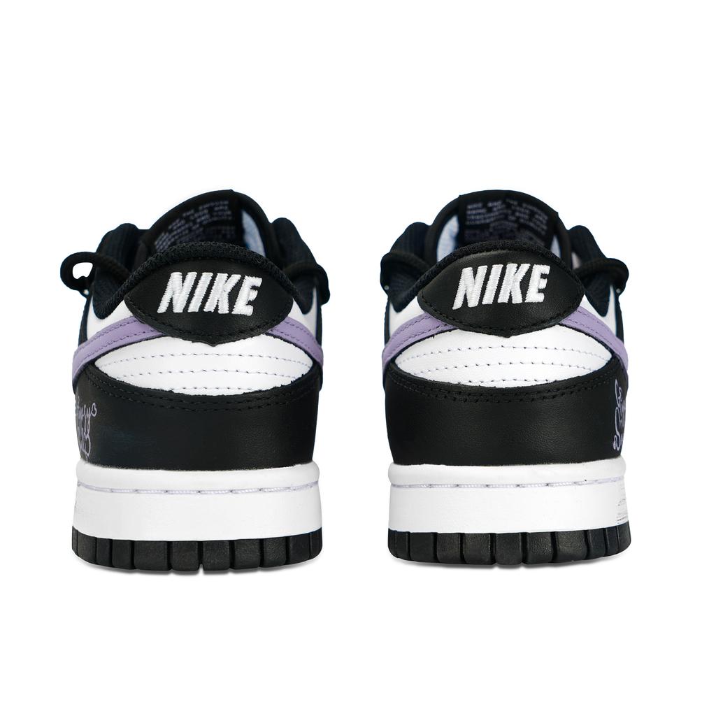 Nike Dunk Low top Skateboard Shoes Unisex Purple White Black DD1391-100(Team883-)
