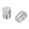 Male Thread Stainless Steel Pipe Countersunk Plug Hex Head Socket Pipe Fittings(PT1 8 2PCS)