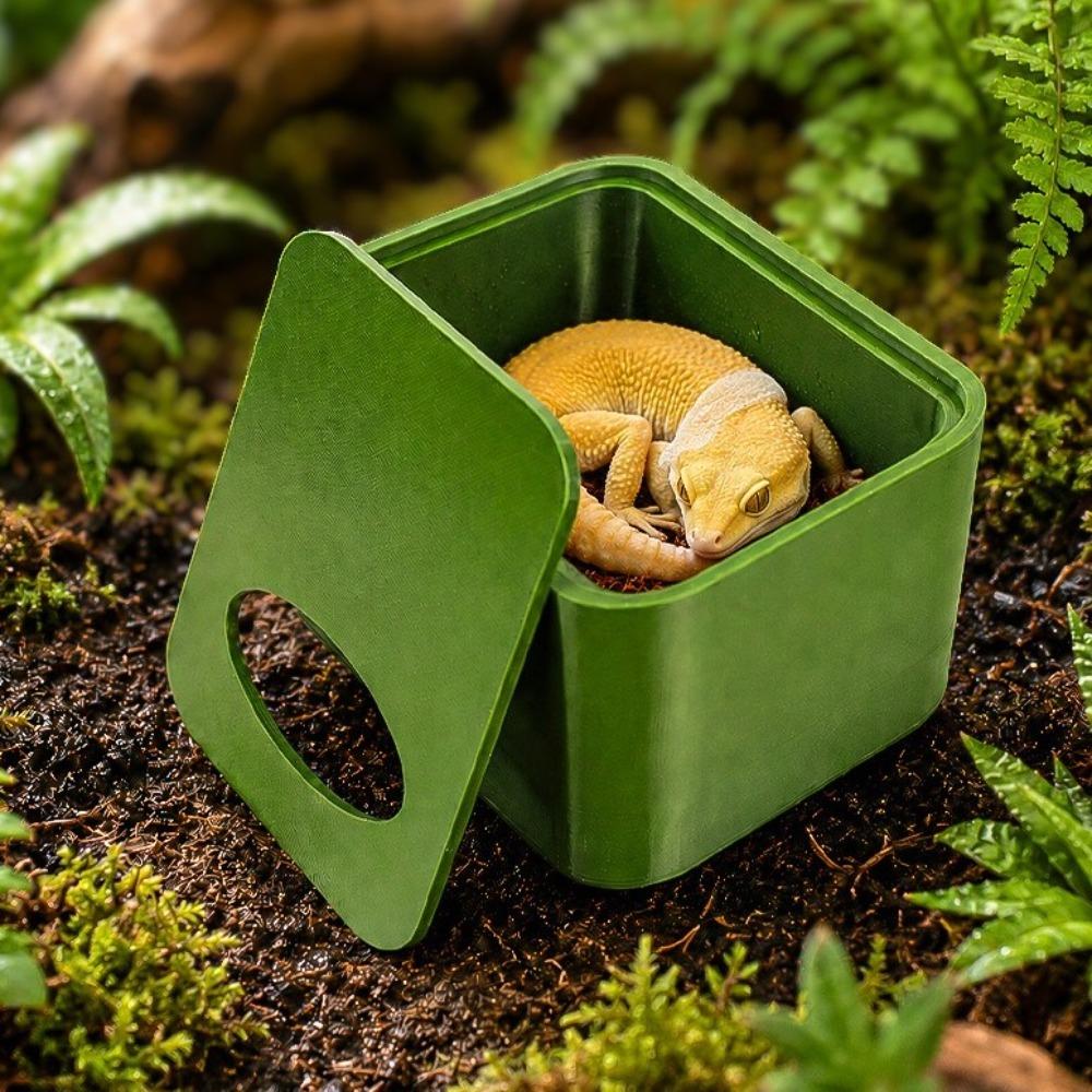 Plastic Climbing Pet Peeling Wet Box 3D Printed Reptile Terrarium Decor Reptile Use