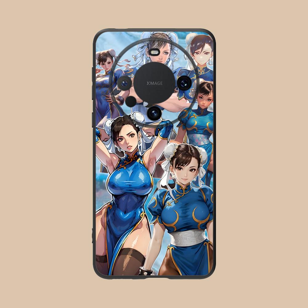 Чехол для телефона Street Fighter Chunli для Huawei Mate 60 50 40 30 20 10 Pro Plus Lite E 5G Цветной Печатный Чехол Обложка Роскошный