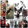Чехол для телефона A-Assassins Game Creed Phnoe для Iphone 17 Air 16 16E 11 12 13 Mini 14 Plus 15 Pro Max 7 8 + SE 2020 Чехол для телефона Coque 16 1