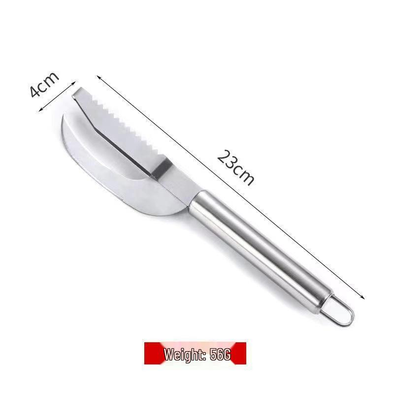 Удалитель рыбьей чешуи из нержавеющей стали 304: Многофункциональная щетка-скребок для легкой чистки рыбы