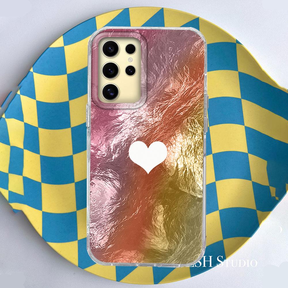 Волна Полоса Леопард INS Мода Женщины Девушки Чехол для телефона для Samsung Galaxy S25 S24 S23 S22 S21 S20 FE Plus Ultra Чехол-накладка