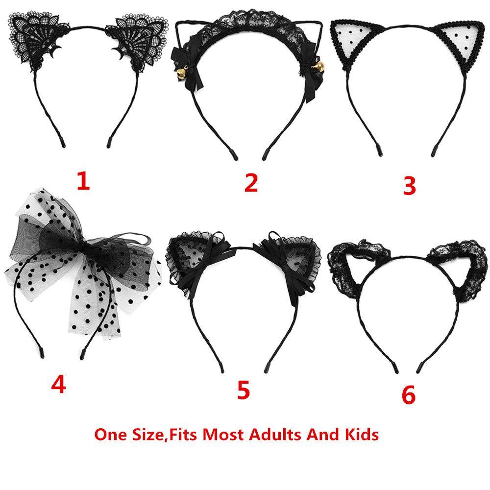 Women Girls Cute Masquerade Cosplay Headwear Hair Accessories Fancy Dress Hairband Cat Ear Headband