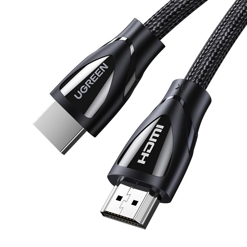 HDMI 21 8K 60Hz 15m cotton braided cable black