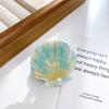 Versatile Acetate Hair Claw Clip With Elegant Shell Design And Pearls For Trendy Hairstyles