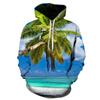 New Autumn New Men's Funny Casual Pullover 3D Printing Cool Sunny Beach Street Women's Hoodie All-match Tops
