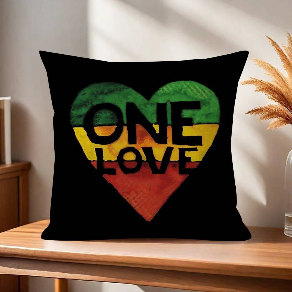Office Cushion Pillowcase Car Cushion CoverXCM Lumbar Pillowcase Sofa Pillowcover Classic BobS Marley TThe Wailers