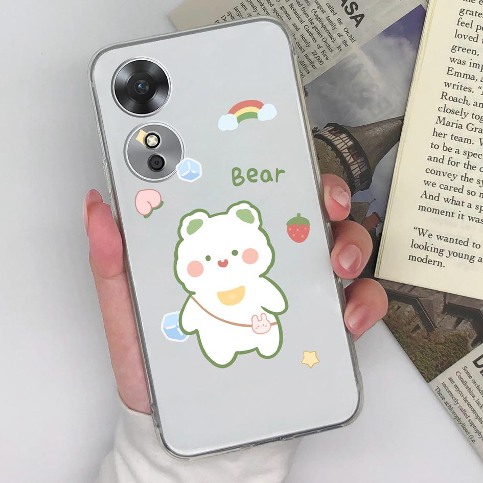 Чехол для OPPO A1 A15 A16 A17 A35 A52 A72 A5 A9 2020, мягкий силиконовый прозрачный милый чехол из ТПУ для OPPO, бамперы для телефонов, чехлы для OPPO