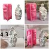 Silicone Mold for Crafting Mother and Child Figurine Religious Figurine Making Mould Gypsum Home Decoration Mould