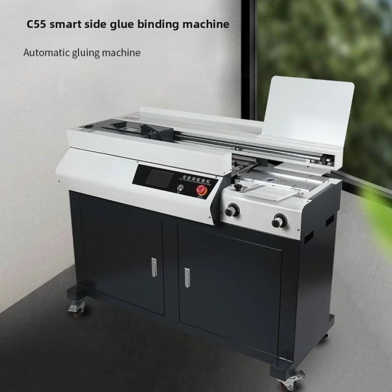 Intelligent touch screen adhesive machine, high-speed dual-mode automatic with side glue