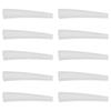 10pcs Tweezers Protective Covers AntiDust NonSlip Eyelashes Grafting Tweezer Tip Cover