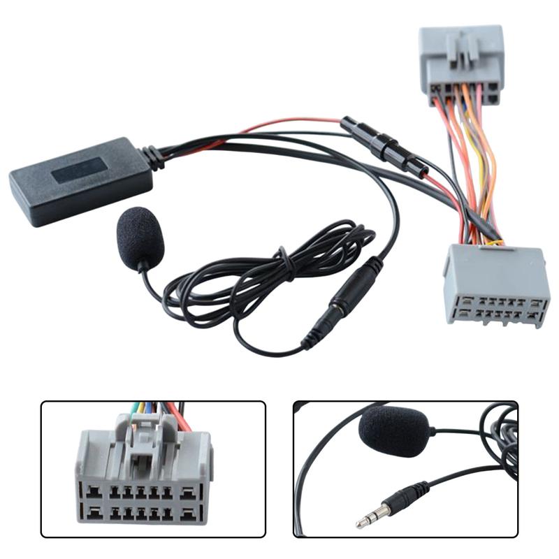 Аудиоадаптер и кабель для микрофона, совместимые с For Volvo For C30 For C70 S60 S80 V50 V70 C70 XC90 AUX-радио