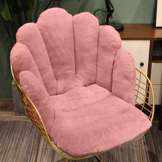 Подушка для поясницы, ультрамягкая утолщенная подушка для украшения дома, полузакрытая мультяшная плюшевая подушка для обеденного стула, коврик для массажа спины для офиса