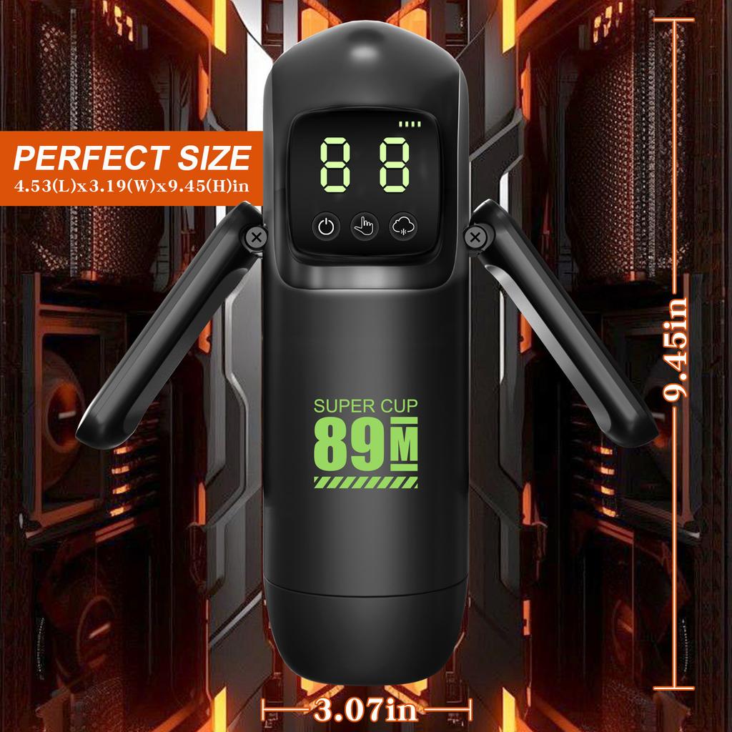 Автоматический Мужской Мастурбатор Чашка 8 Телескопический и Вибрирующий с Вакуумным Всасыванием Реальная Оральная Вагина Тренажер для Пениса Взрослые Секс-Игрушки Мужчины