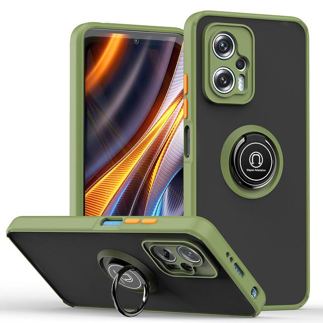 Для Xiaomi 13 Poco X5 F4 M3 X3 GT Redmi Note 12 Pro Max A1 чехол для телефона противоударный бронированный ремешок с магнитным кольцом-держателем задняя крышка ПК