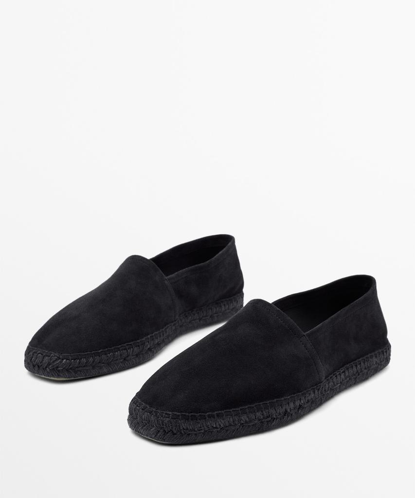 Кожаные эспадрильи Massimo Dutti