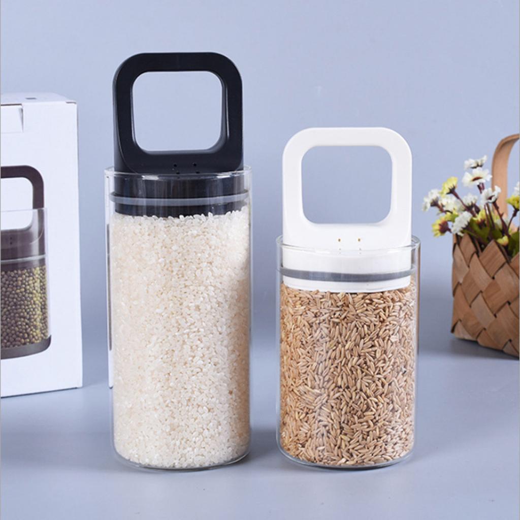 Innovative Canister Vacuum Storage Jar Container Glass Storage Jar with Vacuum Seal Lid Container for Food Preservation