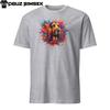 Colorful Bloodhound Dog Unisex T-Shirt | Vibrant Design with Splashes of Color