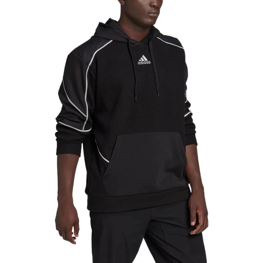 adidas Толстовки Мужские Черные С Капюшоном Умеренная Обычная HL6913