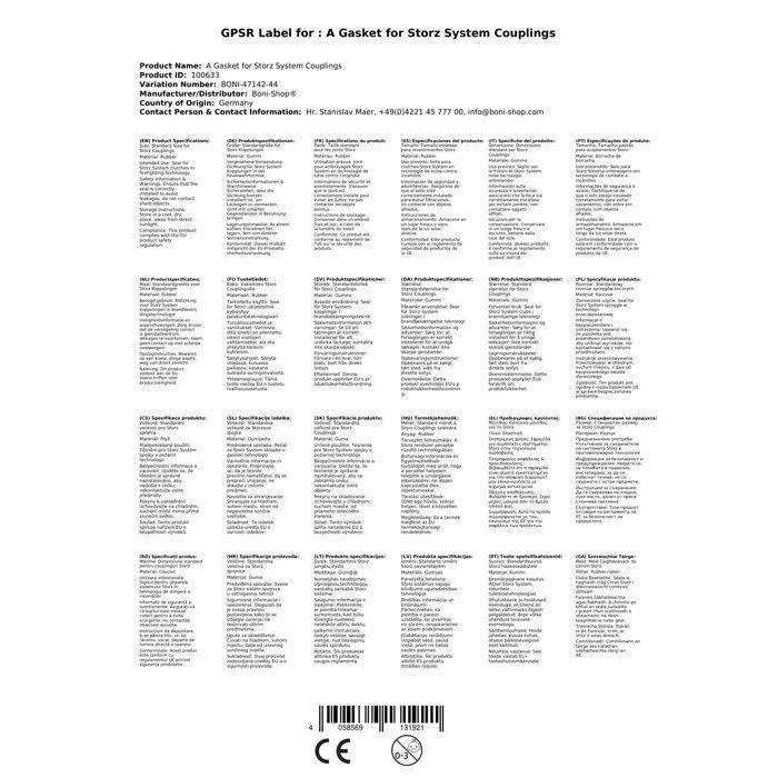 Joint Storz : Étanchéité Fiable pour Raccords