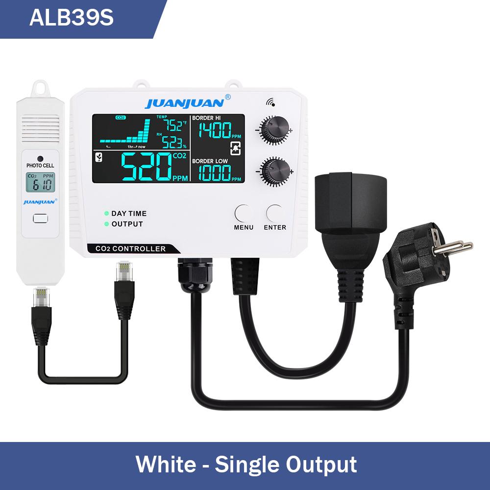 CO2 Detector for Greenhouse CO2 Monitor Controller LCD Digital Carbon Dioxide Controller CO2 Concentration Tester NDIR Sensor